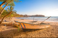 Fishing Boat On The Sand Of Playa Pelada In Nosara
 - Costa Rica