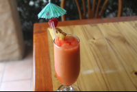 mixed fruit smoothie costacoral 
 - Costa Rica