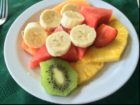        fruit plate breakfast leyenda restaurant 
  - Costa Rica
