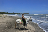        riding horseback side
  - Costa Rica