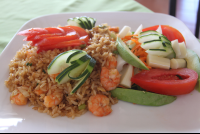        rice with shrimp hotelpuertocarrillo 
  - Costa Rica