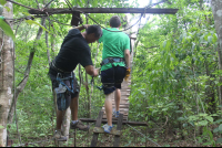        entering suspension bridge wingnutscanopy 
  - Costa Rica