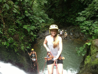 costa canyoning girl 
 - Costa Rica