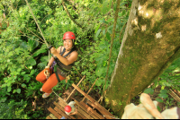 flight of the toucan tree climb combo tour climbing 
 - Costa Rica
