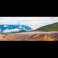 poas volcano side viewing congo volcano
 - Costa Rica