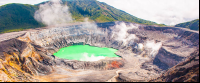        Crater Poas Volcano  National Park
  - Costa Rica