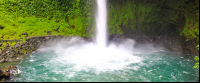        fotuna waterfall plunge pool 
  - Costa Rica