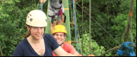 titi canopy tour bridge 
 - Costa Rica