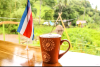        Coffee Mug With Costa Rican Flag Drake Bay Cafe
  - Costa Rica