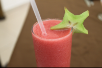 strawberry natural fruit drink leyenda restaurant 
 - Costa Rica