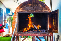 Cafe Monka Wood Fire Burning Oven
 - Costa Rica