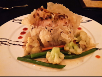 Red Snapper Wrapped In Tempura Shell At Buddha Eyes Restaurant
 - Costa Rica