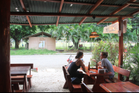        Burger Rancho Dining Area Looking Toward Soccer Field
  - Costa Rica