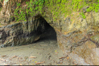 ventanas beach attraction wide cavern 
 - Costa Rica