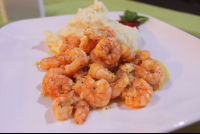 shrimp in garlic sauce hotelpuertocarrillo 
 - Costa Rica
