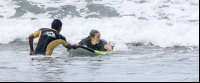 preparing for wave samara surf school 
 - Costa Rica