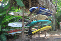 surf racks casa del mar hostel 
 - Costa Rica