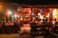        Burger Rancho With Clients At Night Time
  - Costa Rica