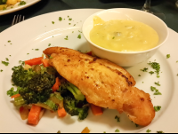 chicken breast with lemon sauce 
 - Costa Rica