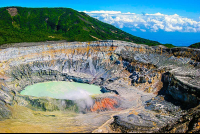 Poas Main Crater
 - Costa Rica