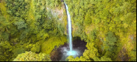 Fortuna Waterfall Aerial Front View
 - Costa Rica