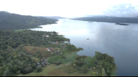 aerial view of the el castillo area on lake arenal
 - Costa Rica