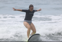almost falling samara surf lesson 
 - Costa Rica
