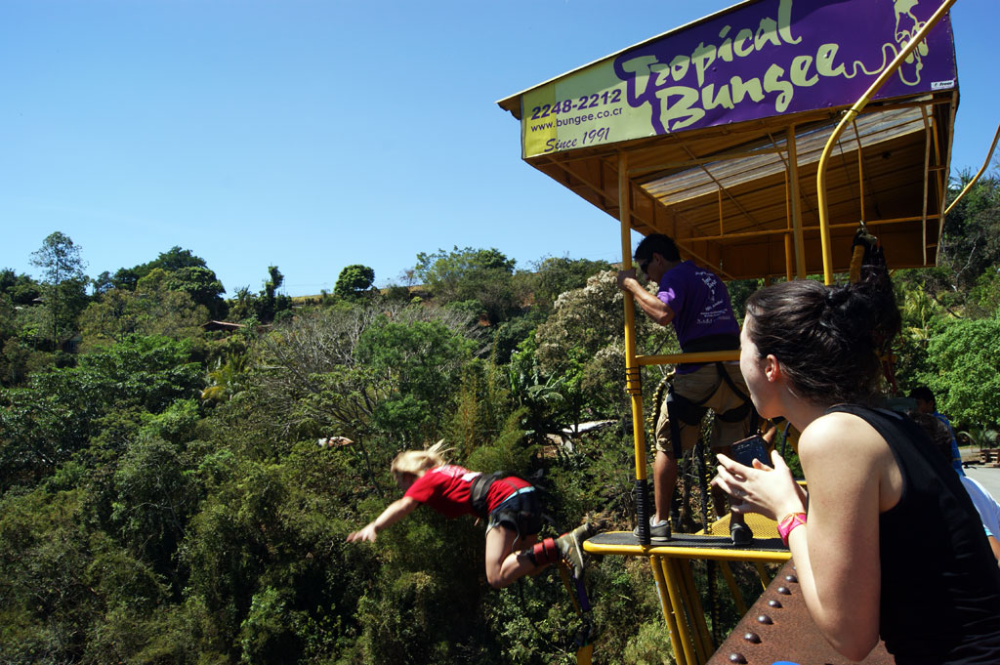 The Highest Bungee Jump in Costa Rica
