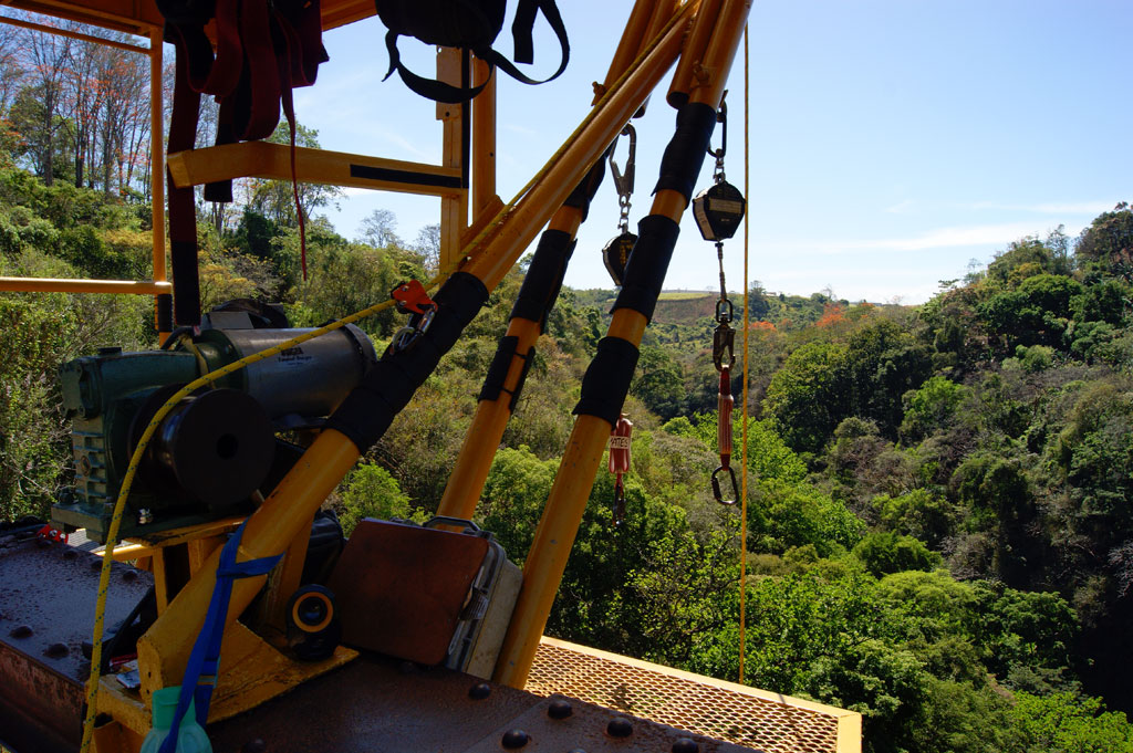        Bungee rig and view
  - Costa Rica