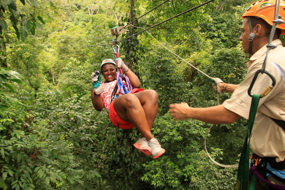 midworld canopy girl 
 - Costa Rica