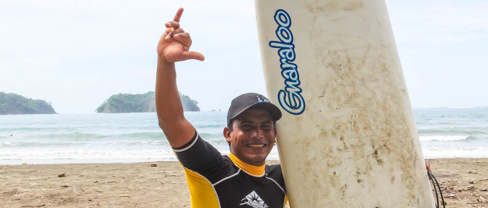 fabricio samara surf instructor 
 - Costa Rica