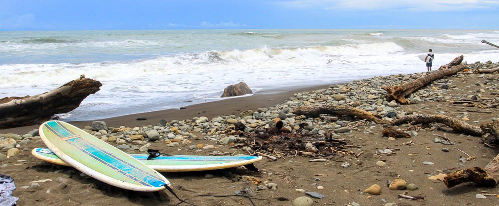 dominical beach attraction boards 
 - Costa Rica