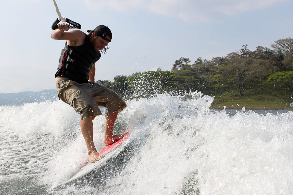        wakeboarding lake arenal 
  - Costa Rica