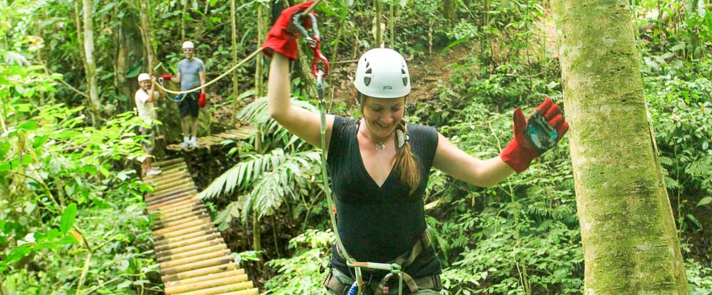        jungle adventure bridge 
  - Costa Rica