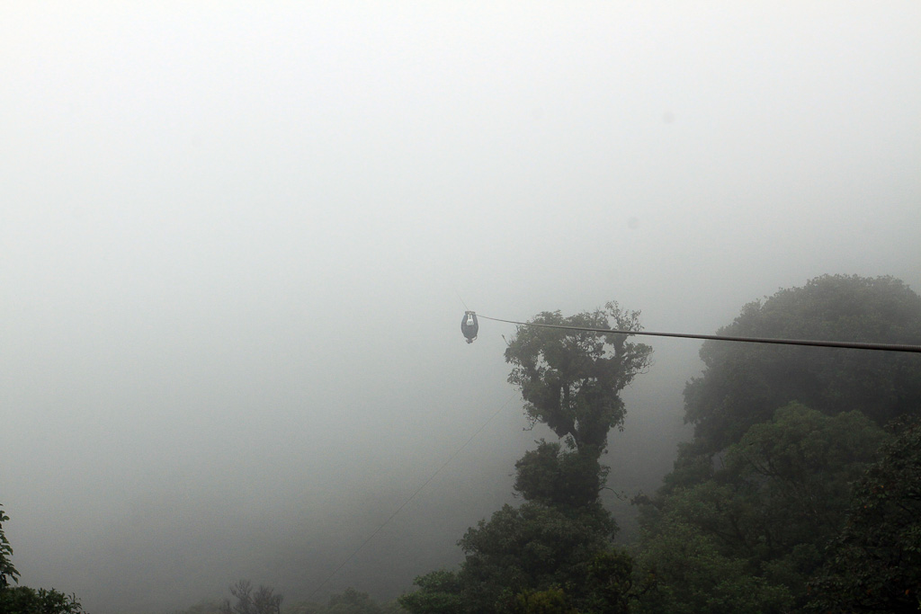        skytrek into the fog 
  - Costa Rica