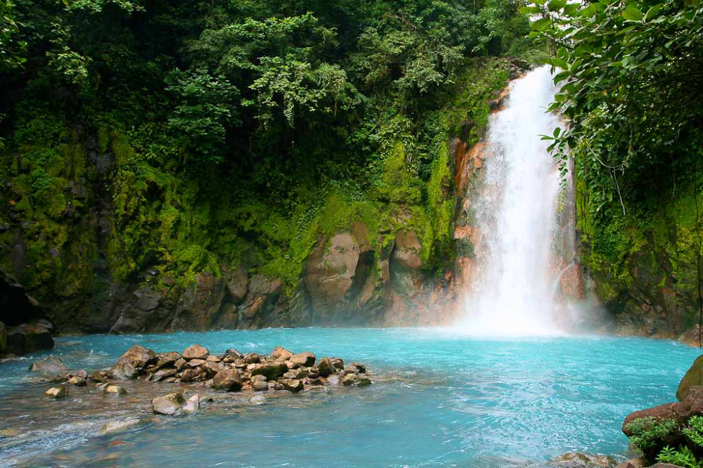 rio celeste waterfall 
 - Costa Rica